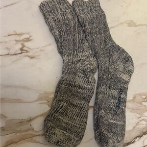 Birkenstock Women's Marled Gray Casual Socks